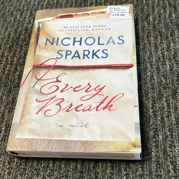 NEW Every Breath A Nicolas Sparks Novel Hardcover - Picture 1 of 2
